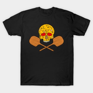 Pizza Skull and Bones T-Shirt